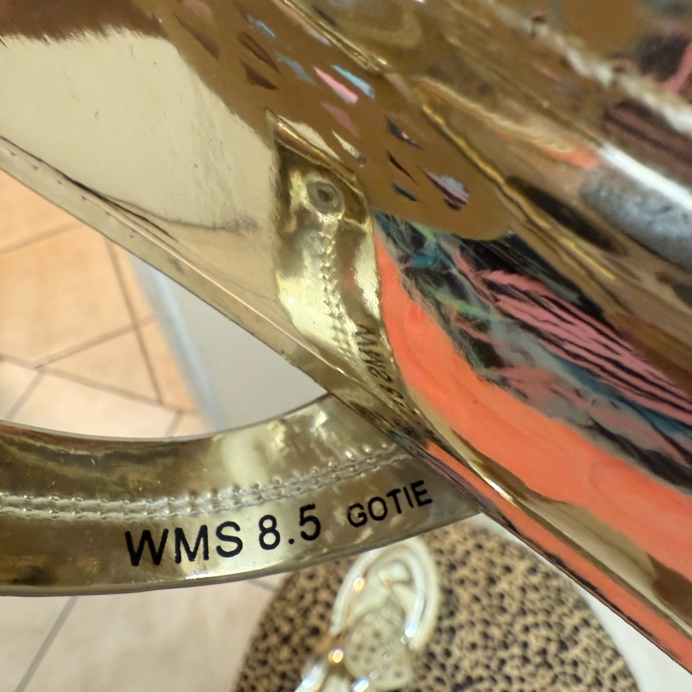 Gold Sandals - Picture 2 of 5